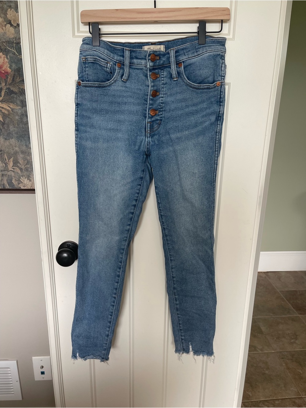 Madewell 10” High Rise Skinny Denim size 28